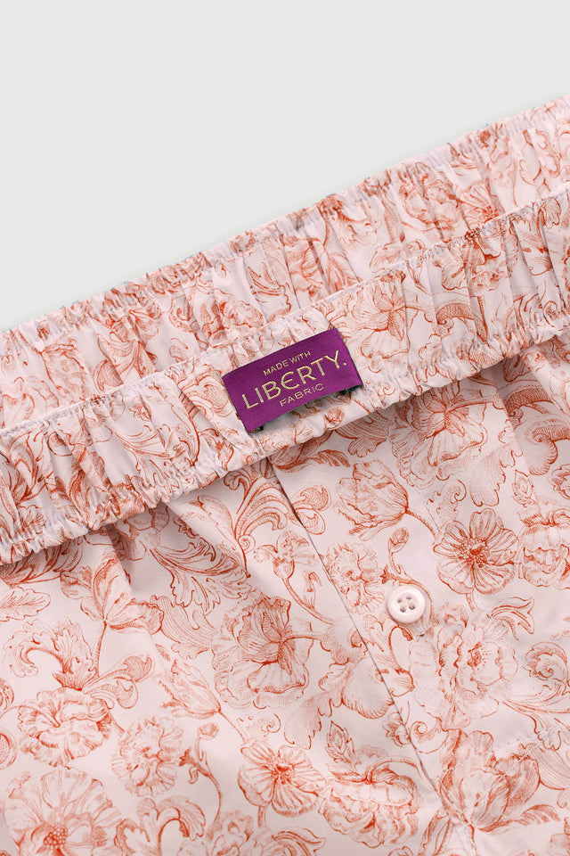 La Boxer Classica, made with Liberty fabric